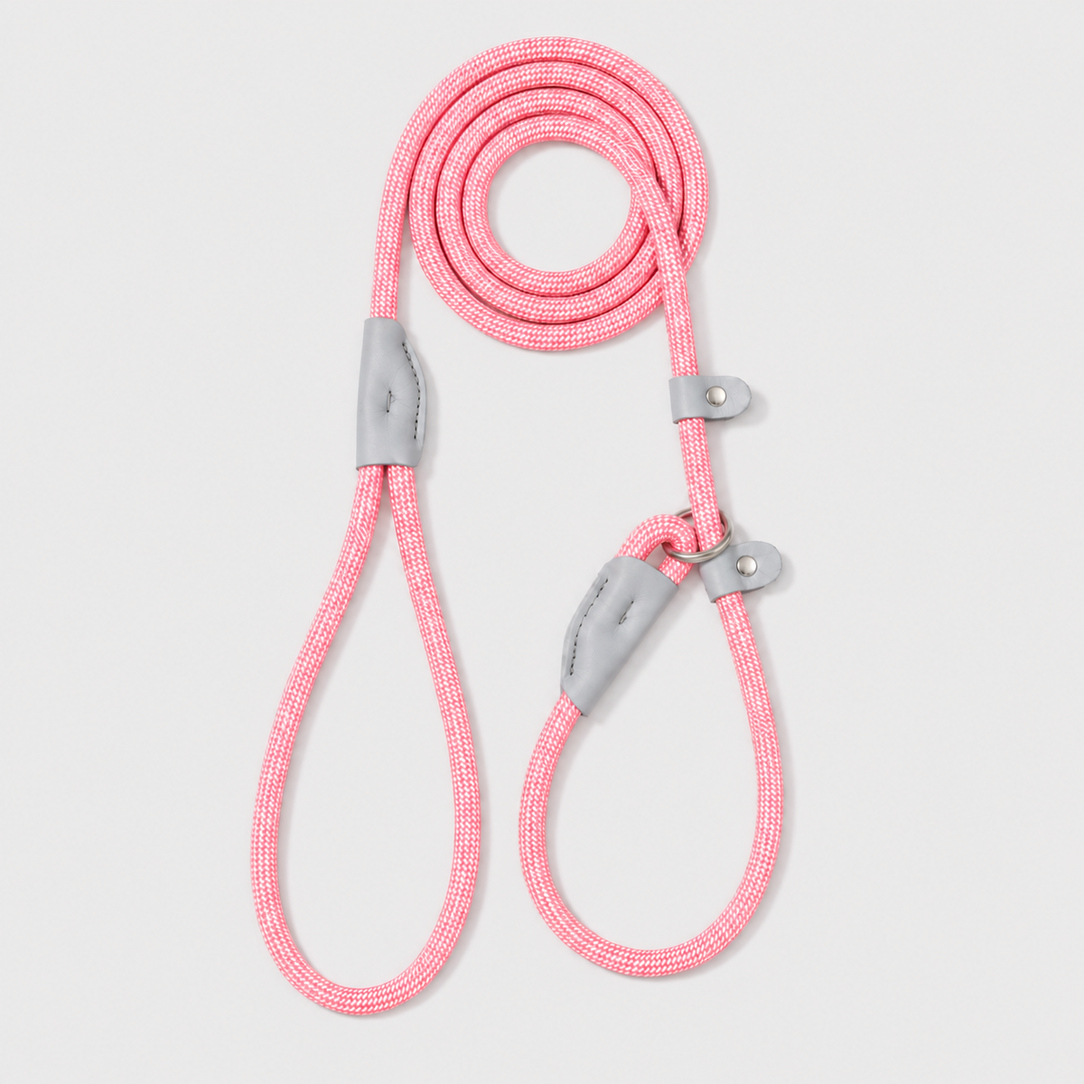 The Loop - 2in1 Slip Lead Dog Leash - Baby Pink