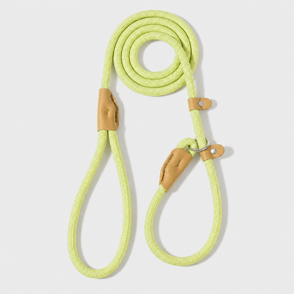 The Loop - 2in1 Slip Lead Dog Leash - Neon Green
